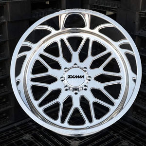 Velg OEM 22x12 24x14 26x14 30x16 Kustom 4x4 Super Single dengan Tutup Mengambang, PCD 6x5.5 8x6.5 8x170 8x180 8x200 - Product Image 3