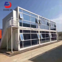 Maison préfabriquée à construction rapide, structure modulaire, maison préfabriquée en conteneur, camping, mini-maison en conteneur détachable, petit bureau à domicile