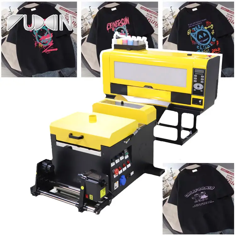 Support lokaler Kundendienst DTF-Drucker 2 xp600-Kopf direkt auf Folie Drucker T-Shirt Druckmaschine