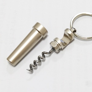 Factory <b>Personalized</b> Customized 2-in-1multifunctional Wine Bottle Opener <b>Keychain</b> Custom logo - Product Image 4