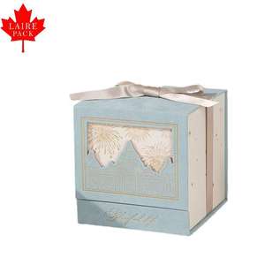 Boîte à bonbons de mariage de style château carré européen LAIRE, estampage dorée, banquet, boîte à bonbons à main, luxe léger, cadeau d'anniversaire exquis - Product Image 5