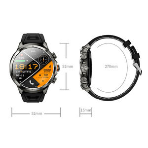 H19 4G Smart Watch 1.95'' AMOLED Screen 3+32GB Memory Rotatable Camera WiFi GPS Sleep Tracker IP67 Calendar Android 8.1 <b>System</b> - Product Image 6