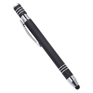 Cheap Metal Spray Stylus Screen Metal Ballpoint <b>Pen</b> With Aluminum Rod Engraving Custom Logo for Phone <b>Tablet</b> Handwriting - Product Image 2