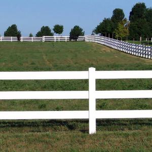 Venta al por mayor 3 <span class=keywords><strong>Rail</strong></span> Horse Pvc Fence White Pvc Horse Fencing - Product Image 3