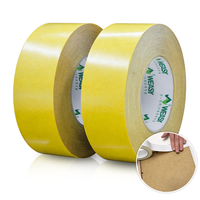 Ruban adhésif double face personnalisé, ruban adhésif en papier enduit double face, rouleau de ruban adhésif en tissu