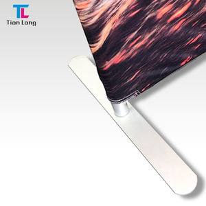 TianLang 8ft Aluminio forma recta tela plegable foto de fondo flor pared telón de fondo soporte boda telón de fondo - Product Image 5