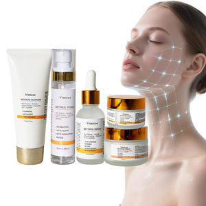 Set de Cuidado Facial con Retinol y Logotipo Personalizado para Antiarrugas, Blanqueamiento, Cosméticos Orgánicos, Esencia de Belleza, <span class=keywords><strong>Kit</strong></span> de Cuidado Facial para Mujeres - Product Image 1