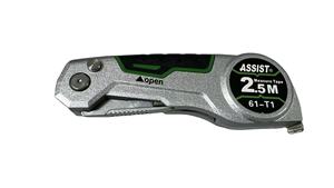 Cuchillo Multiusos Retráctil 2 en 1 Compacto de Grado Industrial, Mango de Aluminio, Certificado CE, Cinta Métrica de 2 Metros, 3 Cuchillas, Diseño Oculto - Product Image 5