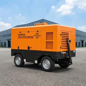 Kaishan 570CFM 218PSI 190HP Dual-Pressure Portable Air Compressor KSCY-570/12-550/15 Screw Unit with Yuchai/<strong>Kummins</strong> - Product Image 1