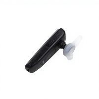 Headset Bluetooth Walkie Talkie Nirkabel, Mikrofon PTT, Mikrofon Handsfree, Mikrofon Earclip untuk Android IOS