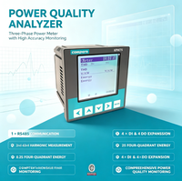 Compteur de puissance Modbus, enregistreur de données de courant multi-tension, analyseur de qualité de puissance triphasé
