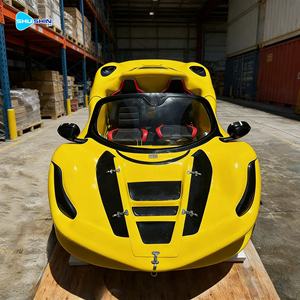 Sculpture de voiture de sport grandeur nature en résine et fibre de verre, grand modèle décoratif pour exposition - Product Image 4