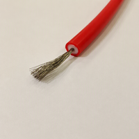 Fil de silicone haute tension AGG 2,5 mm² 13AWG 10KV OFC 200°C souple monoconducteur pour allumage, bougie, enseigne néon, laser CO2