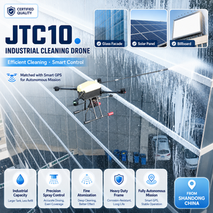 Dron de Limpieza de Alta Presión para Vidrios, Paneles Solares, Lavado de Autos, Limpieza Nocturna, Limpieza de Carteleras Publicitarias, UAV - Product Image 1