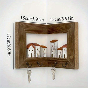 Wholesale Hot Sale Modern Solid Wood <b>Key</b> <b>Hook</b> <b>Wall</b> Mounted Entryway Organizer Nordic-style Mini House Decor <b>for</b> Coats Kitchen - Product Image 6