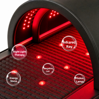 Dôme de sauna infrarouge à lumière rouge ERCON Cold Hot Expert Professional Wellness Heat Recovery, portable, pliable, pour usage domestique, pour tout le corps