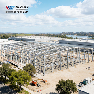 Bâtiment en structure d'acier résistant aux séismes, galvanisé à chaud, conception industrielle, durée de vie de 50 ans, solutions pour entrepôts et ateliers - Product Image 1