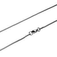 Vente en gros personnalisé plusieurs couleurs tailles en acier inoxydable collier boîte chaîne pour la mode pendentif collier faisant des accessoires de bricolage