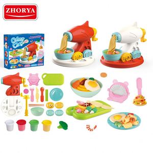 Zhorya Children's Plasticine <b>Toys</b> <b>Ice</b> <b>Cream</b> Maker DIY Making Flour Clay Play Home <b>Set</b> Color Clay Play Dough for Kid - Product Image 5