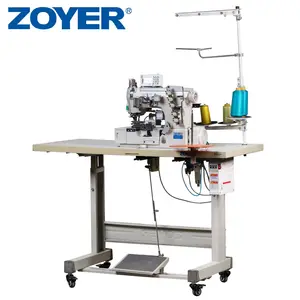Zoyer ZY500-02BBDG nuovo tipo di macchina da cucire ad incastro arrotolata ad alta velocità con taglierina