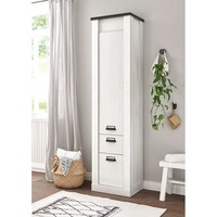 Fournisseur chinois d'arbre moderne en bois de 3 pièces pour hall, ensemble de tiroirs miroir, étagère à chaussures pour maison de campagne, armoire, rangement, meubles d'entrée