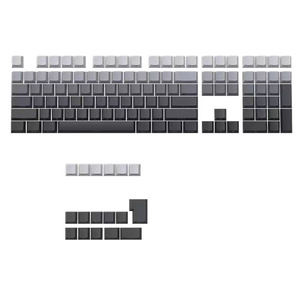 ปุ่มกดแบบโปร่งแสงพิมพ์ลายด้านข้าง PBT 133 ปุ่มไล่ระดับสีหกสีสำหรับคีย์บอร์ดแบบกลไกสากลภาษาอังกฤษ - Product Image 3