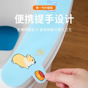 ฝาครอบที่นั่งชักโครกผ้ากำมะหยี่กันน้ำสำหรับใช้ในบ้านโฟร์ซีซั่นส์ - Product Image 4