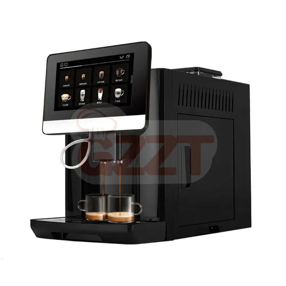 Machine à café noire italienne 3 en 1 4 en 1, petite Machine à café entièrement automatique pour la maison