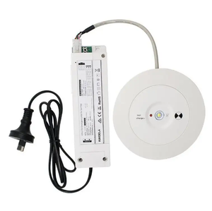 Señales de salida de emergencia con clasificación IP20 220V AS2293 Carcasa de acero comercial compatible Australia - Product Image 1