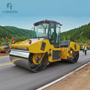 Rodillo Vibratorio para Carreteras de Asfalto LTC214 de 14 Toneladas, Rodillo Doble de Acero - Product Image 1