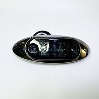 E-mark — lampe led 10-30V avec couvercle chromé, marqueurs latéraux pour remorque, Bus KingLong