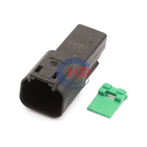 ขั้วต่อสาย <span class=keywords><strong>DT04</strong></span>-<span class=keywords><strong>2P</strong></span>-<span class=keywords><strong>CE02</strong></span> 2ขาสำหรับเชื่อมต่อสายเคเบิลรถยนต์อุปกรณ์นำทางรถยนต์อุปกรณ์โฮสต์ซีดีแบบย้อนกลับโมดูลเรดาร์ปลั๊ก - Product Image 2