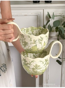 High Quality Ceramic Dinnerware <b>Set</b> Includes <b>Mug</b> and Spoon for Coffee and Tea - Product Image 6