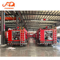 Nouveau camion de lutte contre les incendies Foton Aoling TX Series 4x2 Diesel 230HP, sauvetage urbain, transmission manuelle à 5 vitesses, norme d'émission Euro 3