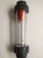 Débitmètre à tube en plastique PVC à section variable pour eau et liquides