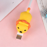 Protector de Cable con Diseño de Animalito de Dibujos Animados, Cubierta Anti-Rotura Universal para Cables de Carga, Adorable Tapa Protectora para Cable de Datos con Forma de Animal