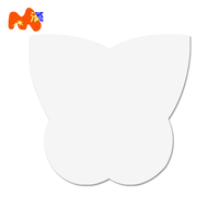 Autocollant magnétique publicitaire personnalisé pour décoration intérieure, tableau d'affichage étanche, autocollant d'avertissement pour voiture, support vierge en bois MDF pour sublimation