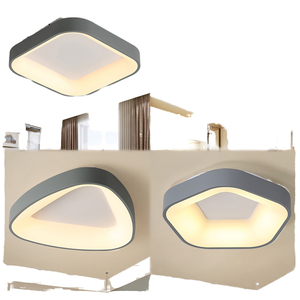 Plafonnier LED en fer moderne et minimaliste 24W, lampe intérieure en acrylique, pour couloir, salon, chambre à coucher, balcon, allée, alimentation CA - Product Image 1