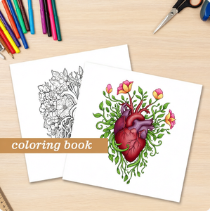 <span class=keywords><strong>Libro</strong></span> para Colorear de Anatomía Humana de 24 Páginas para Estudiantes de Medicina y Adultos - Actividad Educativa sobre Sistemas Corporales Detallados - Product Image 3
