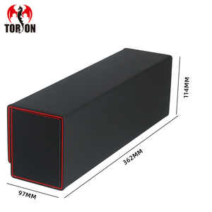 Caja de cubierta de cuero PU 400 + para Nintendo <span class=keywords><strong>Dragon</strong></span> <span class=keywords><strong>Shield</strong></span> para <span class=keywords><strong>Yugioh</strong></span> Booster Board para jugadores de tarjetas de juego - Product Image 1