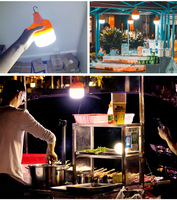 Ampoule LED OTHC AY962, fabrication directe d'usine, OEM/ODM, portable, étanche IP55, rechargeable, super lumineuse, pour marché nocturne