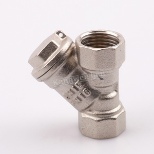Vanne de plomberie en laiton électroplaqué Kangweishen de type Y DN15 pour eau et eaux usées, conception à passage direct - Product Image 5