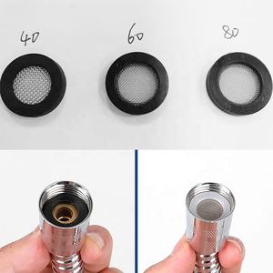 Lavadora de manguera de filtro de acero inoxidable de silicona de 1/2 "3/4"/cabezal de <span class=keywords><strong>ducha</strong></span> <span class=keywords><strong>junta</strong></span> de filtro de pantalla de manguera de jardín <span class=keywords><strong>para</strong></span> lavadora - Product Image 2