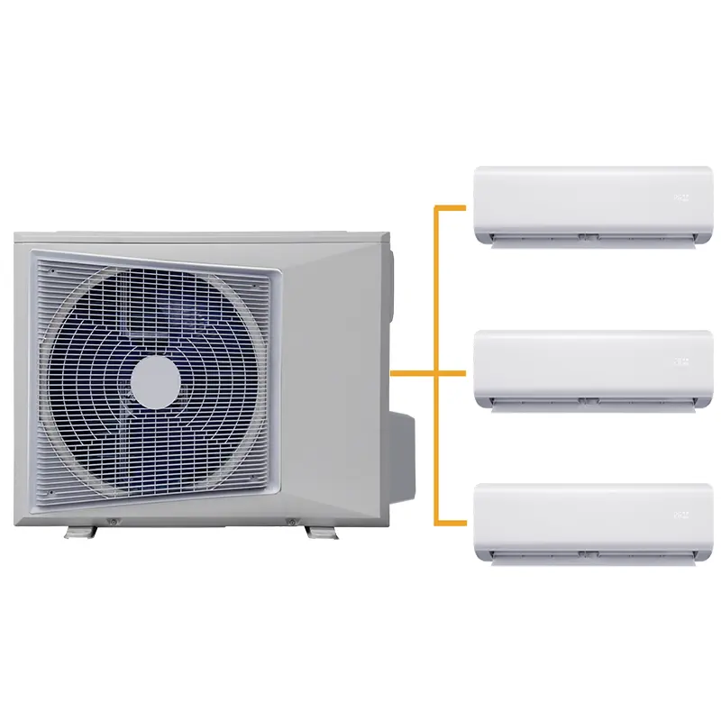 مكيف هواء مركزي سبليت متعدد يثبت على الحائط بنظام TX VRF مكيفات هواء سبليت متعددة المناطق