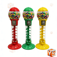 Distributeur automatique de capsules métalliques ZDYS à retour sur investissement élevé avec fonctionnement par pièces, garantie 1 an, support anglais, 6 ans et plus