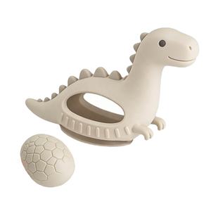 Jouets à mâcher en silicone souple en forme <span class=keywords><strong>de</strong></span> dinosaure, jouets <span class=keywords><strong>de</strong></span> <span class=keywords><strong>dentition</strong></span> pour bébé dinosaure, pour bébés <span class=keywords><strong>de</strong></span> 6 à 12 mois - Product Image 1