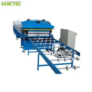 High-Efficiency Plaatwerk Dak Tegel Roll Forming Maken Machine Dak Tegel Zink Making Machine