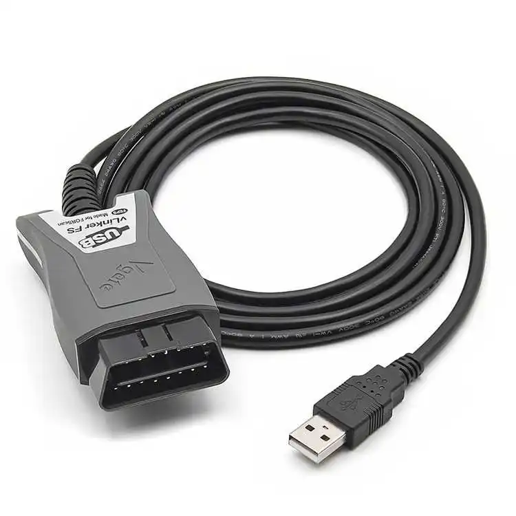 Programing Cable Vgate vLinker FS For Ford FORScan Elm327 USB HS MS CAN OBD2 Scanner Diagnostic Tools