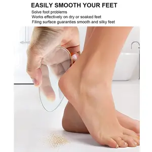 Pedicure File Hot Sale Feet Grinding Scrubber Manicure Pedicure Tool Nano Crystal Glass Foot File For Dead Skin Remover