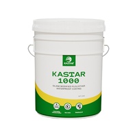 Revêtement de peinture imperméable écologique effet lotus KASTAR 1000 MS, revêtement liquide en polyéther modifié au silane, application par pulvérisation